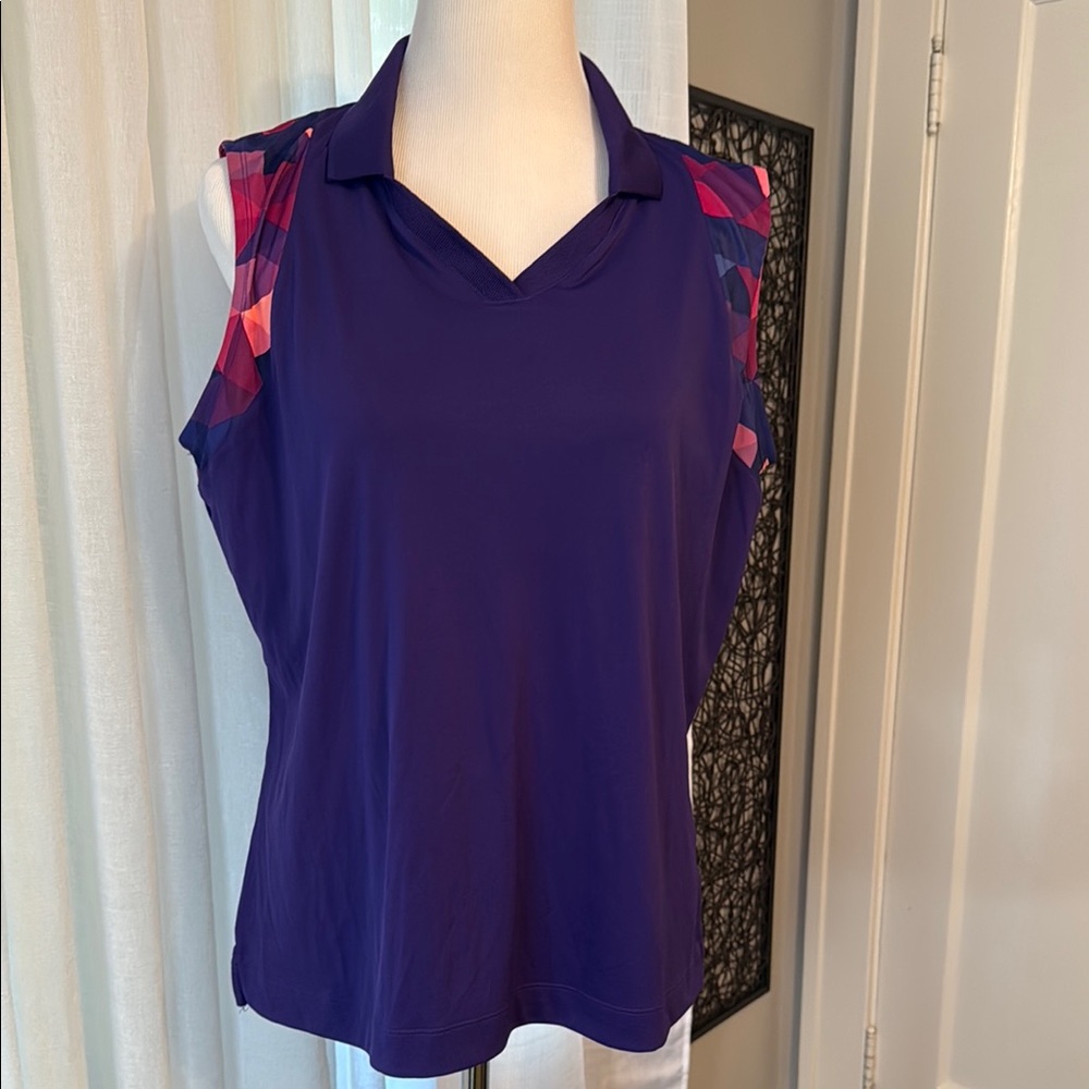 Slazenger Deep Purple Golf Sleeveless Top